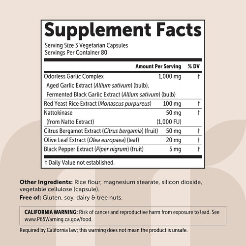 Heart Guard Advanced Garlic Complex.